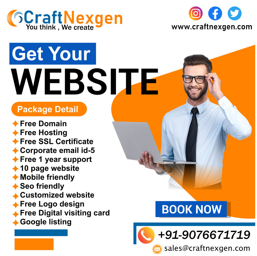 best website design agency craftnexgen