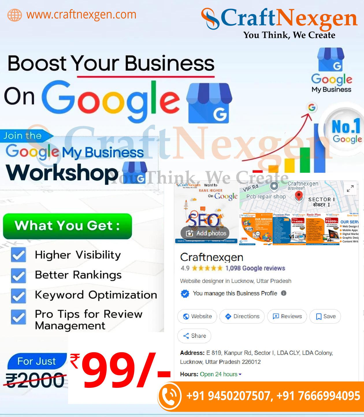 Best SEO Company in Lucknow | Digital marketing Craftnexgen