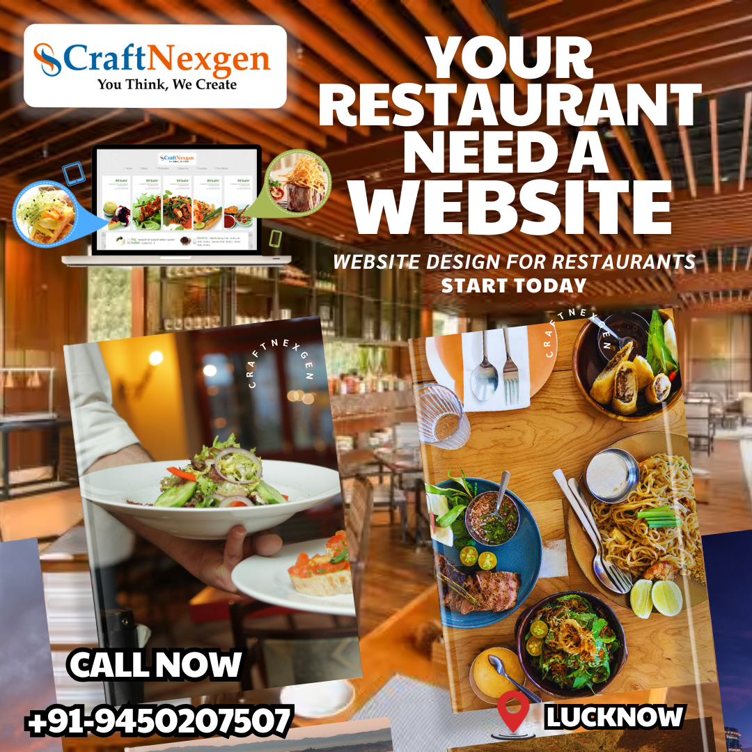 Best Restaurant & Hotel Website Design in Uttar Pradesh Leading Website Designing and Development Company in Lucknow