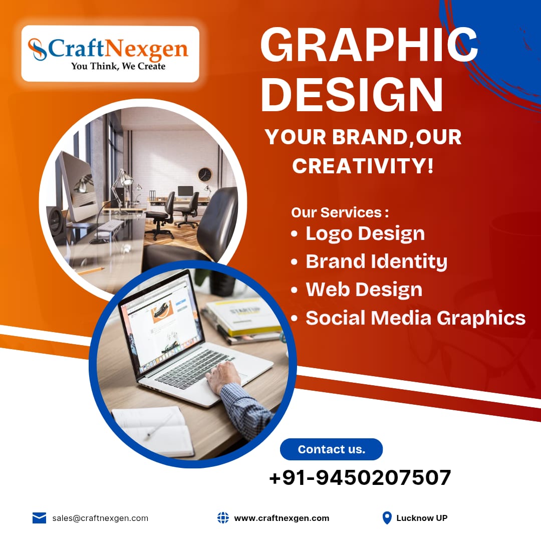 Best Graphic Designing Company in Lucknow: CraftNexGen – Affordable all type Graphics Logo and Catalog and branding Design Starting at Just ₹499/ +91 9450207507