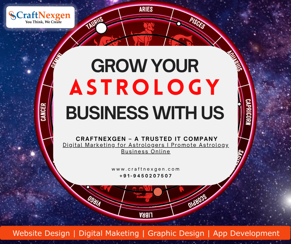 Best Astrology Website Design Company UP india | CraftNexGen