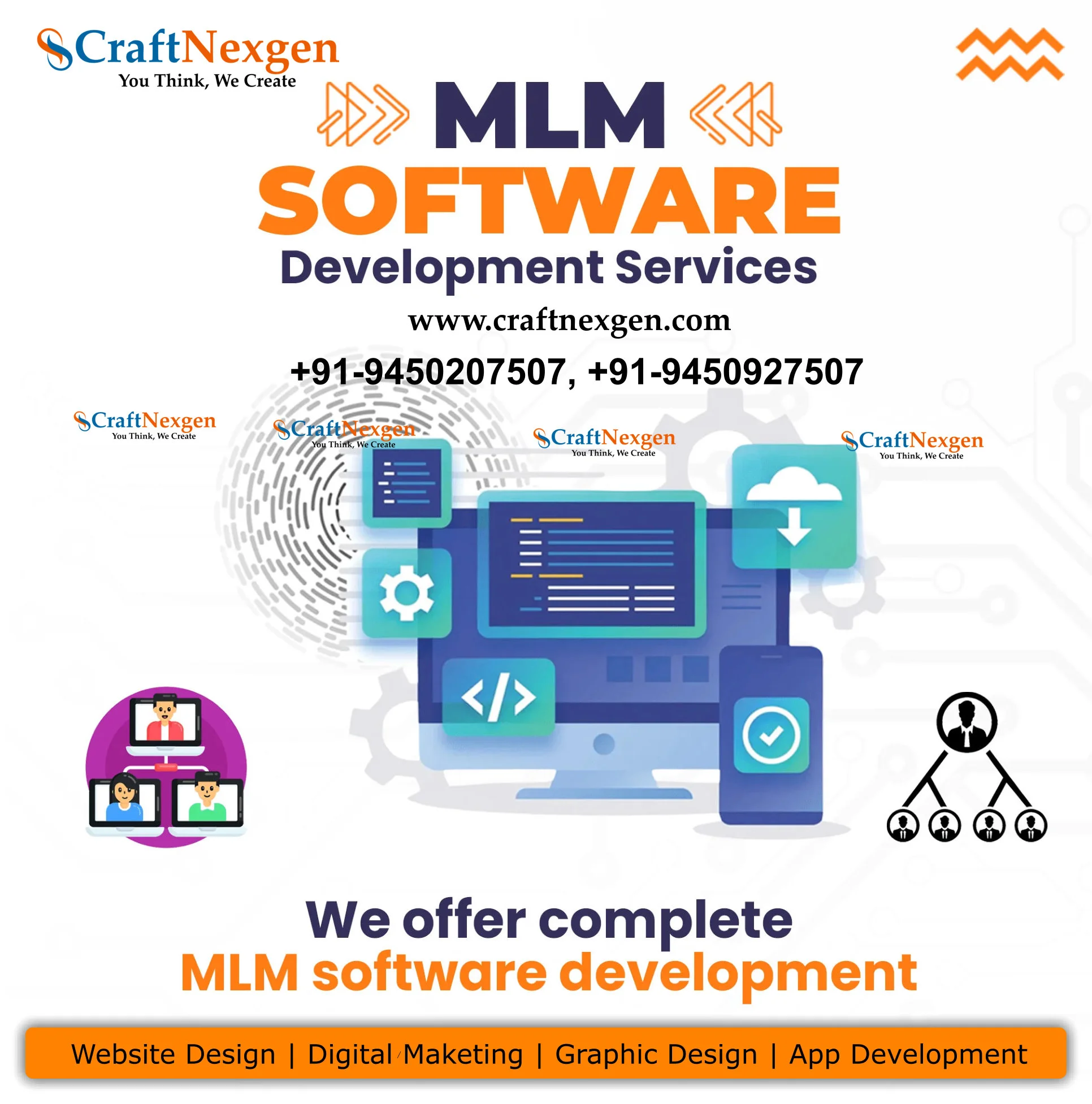 No.1 Lucknow MLM Software Company | Craftnexgen 9450207507