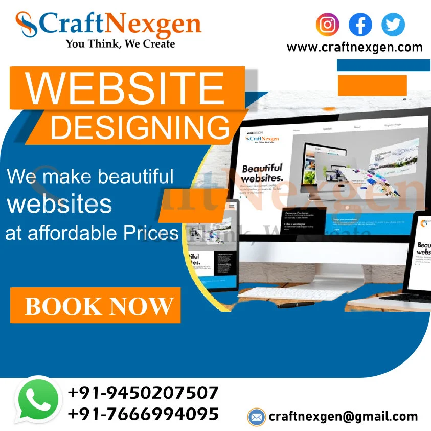 Best Website Development Company in Lucknow – CraftNexgen