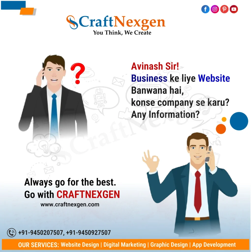 Best Website Development Company in Lucknow – CraftNexgen