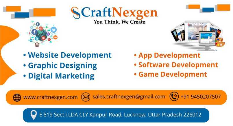 CraftNexgen is proudly recognized as one of the best IT companies in Lucknow, Uttar Pradesh, delivering high-quality IT services for all industries.